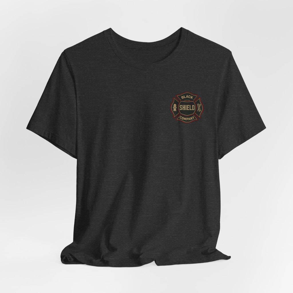 Firefighter T-Shirt — Black Shield Co. Engine Company Graphic Tee