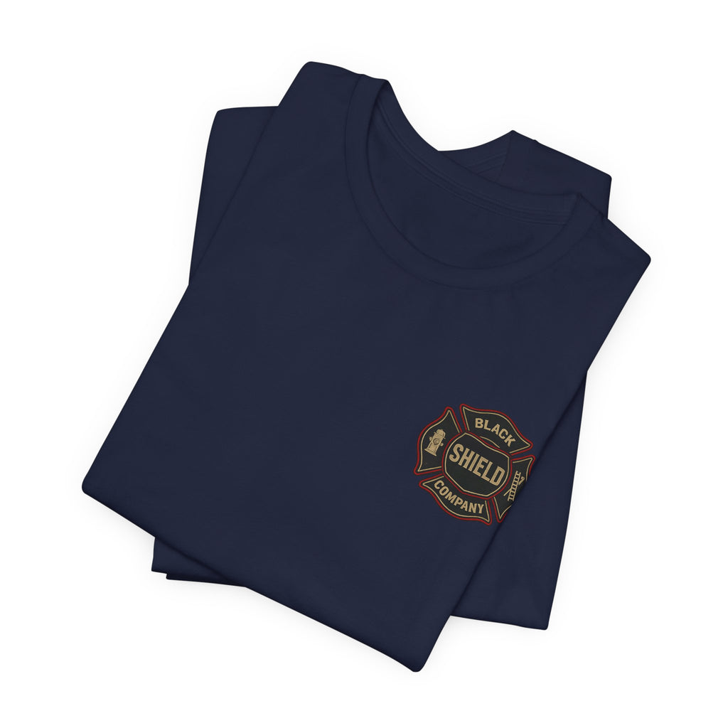 Firefighter T-Shirt — Black Shield Co. Engine Company Graphic Tee