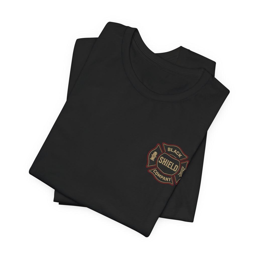 Firefighter T-Shirt — Black Shield Co. Engine Company Graphic Tee