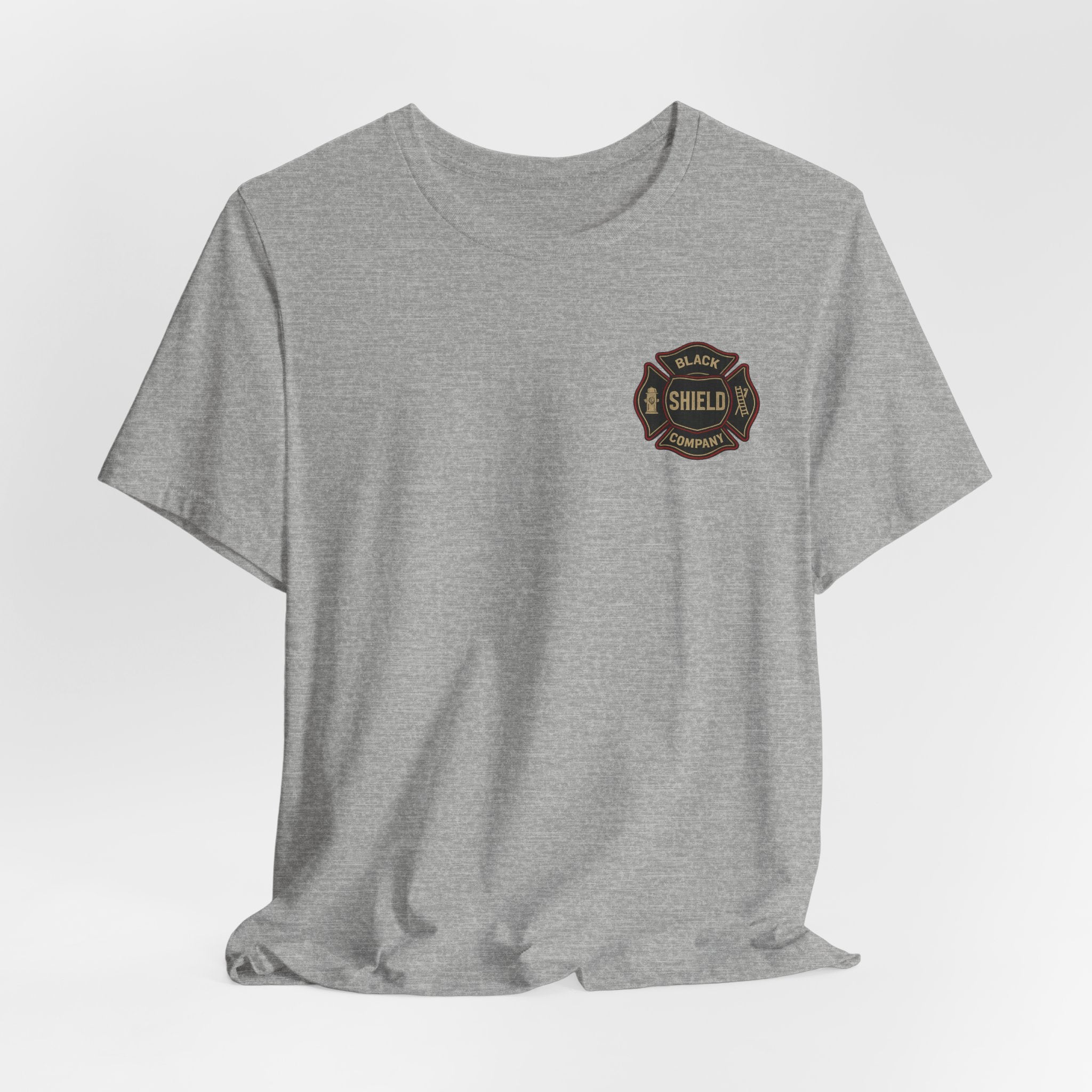Firefighter T-Shirt — Black Shield Co. Engine Company Graphic Tee