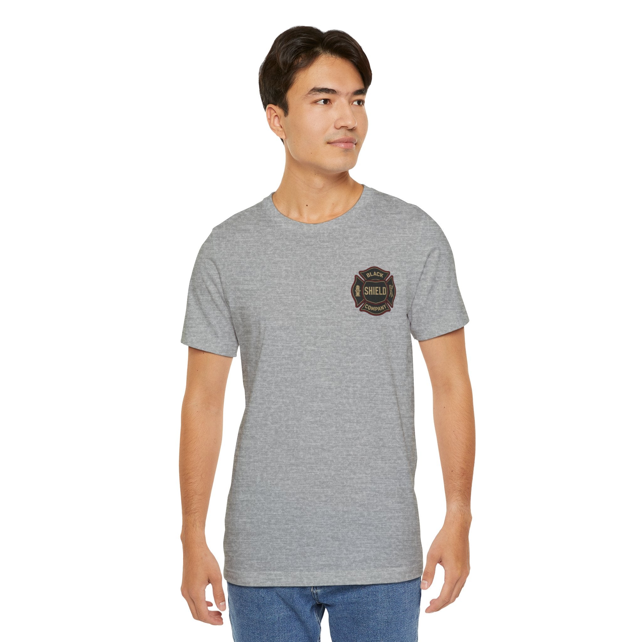 Firefighter T-Shirt — Black Shield Co. Engine Company Graphic Tee